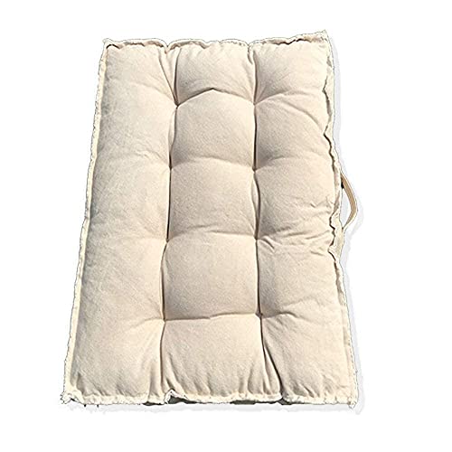 U-A Floor Cushions Sitting Pillow, Thick Meditation Pillow for Sitting on Floor,Solid Square Floor Pillow for Kids Reading Nook,Yoga Living Room Sofa Balcony Outdoor,32x23 Inch