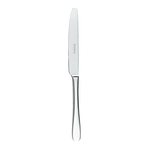 Grunwerg Windsor Pattern Dessert Knives, Pack of 12, 18/0 Stainless Steel, Mirror Polished, Silver