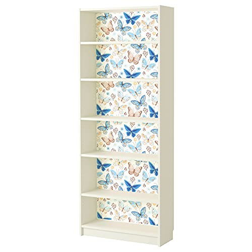 WALPLUS Butterflies Pattern Wall Stickers, Vinyl, Multi-Colour, 63.5 x 63.5 x 3 cm