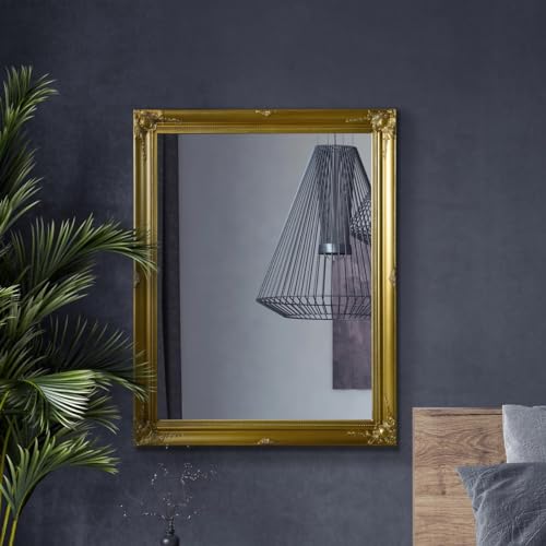 Hamilton Vintage Gold Antique Design Wall Mirror 116 x 90 CM 3ft10 x 3ft