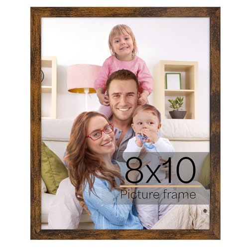 Giftgarden 8x10 Picture Frame Single Brown Photo Frame
