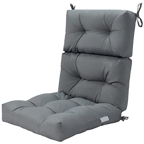 Graffy Chair Cushions, 45” x 22” x 4.5”, Grey