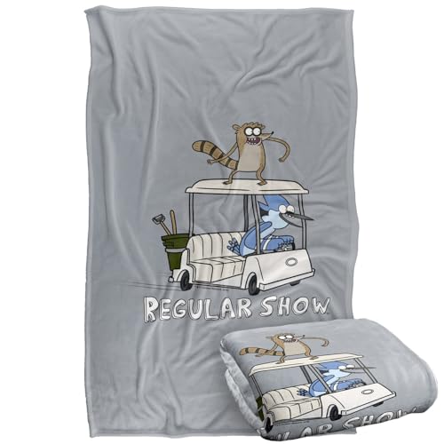 Regular Show Golf Cart Silky Touch Super Soft Throw Blanket 91 x 147 Cm