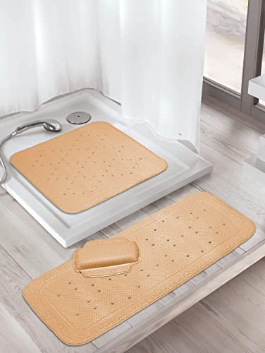 "Kleine Wolke ""Calypso Shower Mat, Beige, 55 x 55 cm"