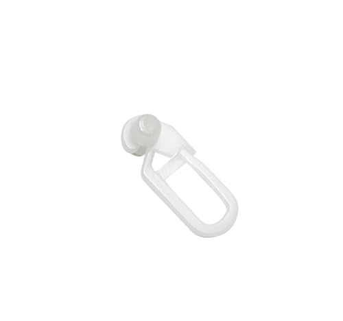 GARDINIA Thasos Roller Rings 20 Pieces Suitable for Thasos Curtain Pole Set with Inner Rail, Plastic, White