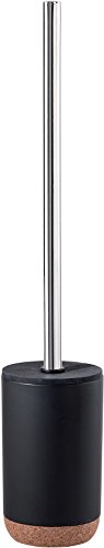 Gedy Ilary Ceramic Toilet Brush, Black, 8.8 x 8.8 x 46.5 cm