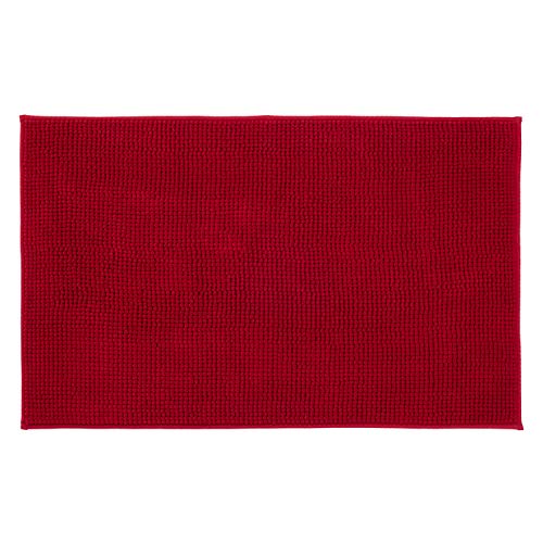 G??zze - Anti-Slip Bath Mat, Super Soft, 100% Microfibre, 60 x 100 cm - Bordeaux