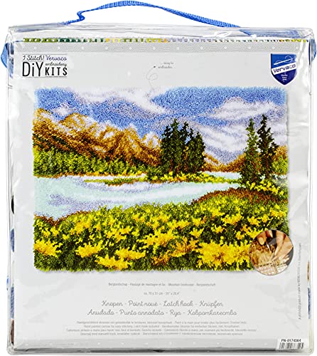 Vervaco Latch Hook Kit: Rug: Mountain Landscape