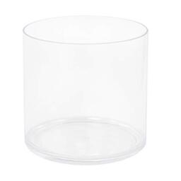 "Royal Imports Flower Acrylic Vase Decorative Centerpiece For Home Or Wedding - Break Resistant - Cylinder Shape, 6"" Tall, 6"" Opening"