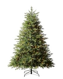 WeRChristmas Pre Lit Realistic Christmas Tree 5ft, Warm White & Multicolour