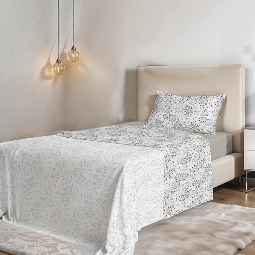 Italian Bed Linen Fantasy Bed Linen Set, Flor, 1PM, Microfiber, Small double