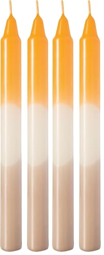 like. by Villeroy & Boch Like Home Taper Candle Apricot & Clay, 2 x 23 cm, 2 Items, Multicoloured (Pack of 2)
