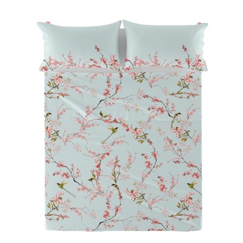 HappyFriday Chinoiserie Top Sheet Multicolor 160 x 270 cm (Asian/Oriental)