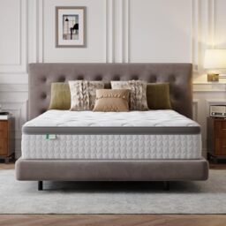 Novilla 5FT 6 King Size Mattress Medium Firm, Hybrid Pocket Sprung Mattresses for Support & Comfort, Soft Oeko-tex Fabric and CertiPUR-US Foam, Mattress in a Box, 150x190x25cm