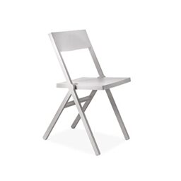 Alessi Piana ASPN9001 - Design Folding Chair in Glass-Reinforced Polypropylene, White
