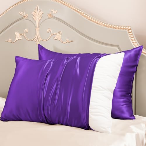 PROMEED 23 Momme 100% Mulberry Silk Pillowcase 2 Pack, Toddler - OEKO-TEX Certified Chemical-Free Silk Protects Reactive Baby Skin & Airways, Supporting Clean Pure Sleep Environments