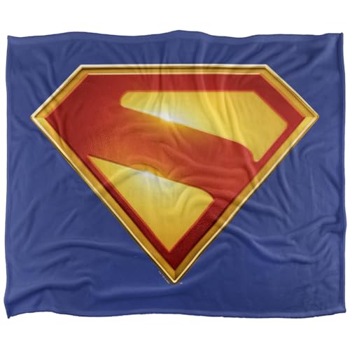 Superman 2025 New Logo Color Silky Touch Super Soft Throw Blanket 152 X 127 cm, White