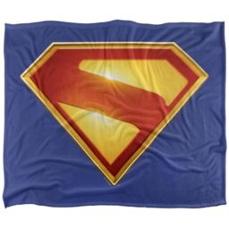Superman 2025 New Logo Color Silky Touch Super Soft Throw Blanket 152 X 127 cm, White