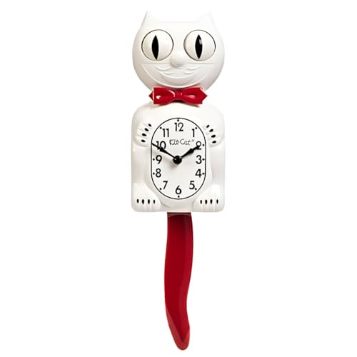 KIT CAT Klock Limited Edition Candy Cane Red by California Clock Company