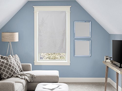Soleil d'Ocre, Panama Cotton Half Curtain 45 x 90 cm Grey