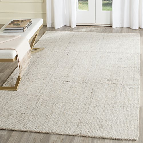 Safavieh Contemporary Rug for Living Room, Dining Room, Bedroom - Abstract Collection, Short Pile, in Ivory, 122 X 183 cm