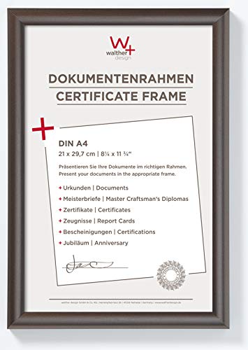 walther design Picture Frame Steel 21 x 29,7 cm (DIN A4) Trendstyle Plastic Frame KP130D