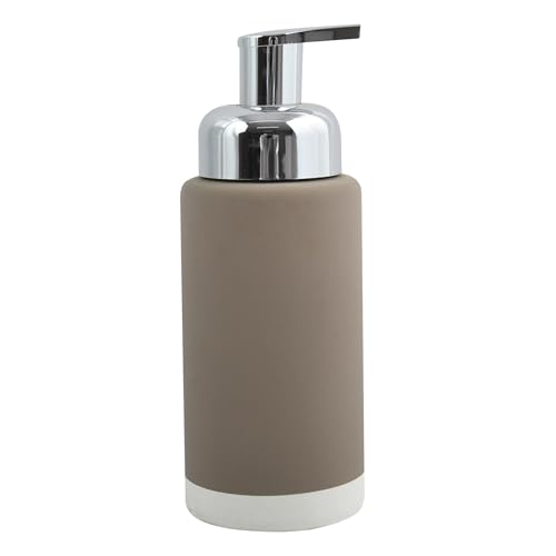 MSV Soap Dispenser modern 26 x 6,5 x 6,5 cm. beige