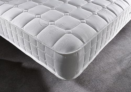 Somnior Beds Rolled Mattress, Memory Foam, White, Small Single