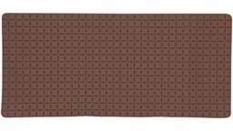 "Bath mat ""Quadro Premium"" 36x76cm brown"