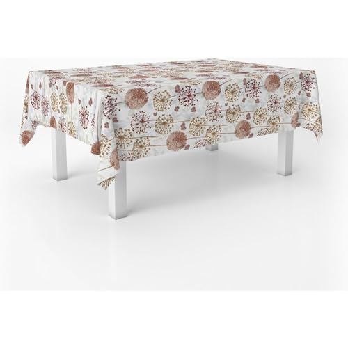 ECOMMERC3 - Oilcloth Tablecloth Rectangular Table Size 300 x 140 cm Style, Durability and Easy Cleaning for Your Table ??? Stain Resistant and Waterproof Oilcloth Tablecloth