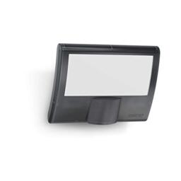 STEiNEL LED Flood Light XLED Curved S Anthracite, 9.3 W Security Light, Twilight and 160° Motion Sensor, 8 m Reach 12 x 16 x 10.7 cm 012076