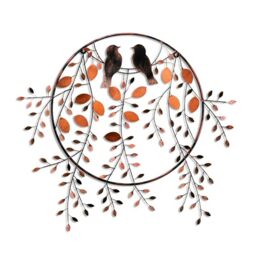 Handmade Decorative Metal Wall Accessory, 75 x 86 cm, 100% Metal (1.5 mm), Unique Hand-Painted Design, Perfect for Home Decor & Art Lovers