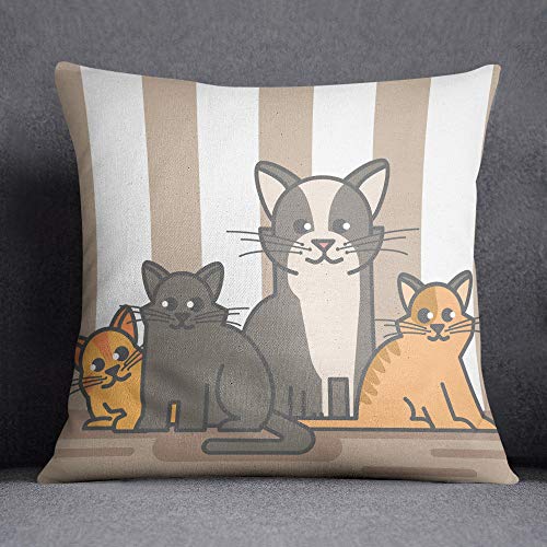 Questo Casa Decorative Cushion Cover, Cushion Cover, Home Decoration, for Sofa, Coffee, Size: 45 x 45 cm – Designed and Made in Türkiye