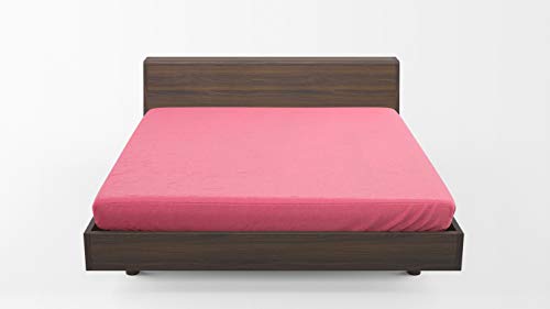 Cotton & Color Single Fitted Sheet, Fuchsia, Single