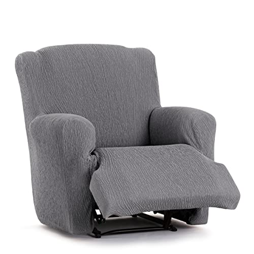 Eysa Llion Sofa Cover, Lycra, Grey 6, 1 Seater