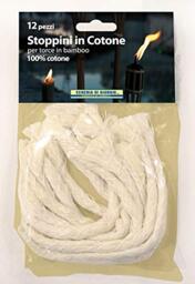 Garden 580100 Candles, Cotton, White, One Size