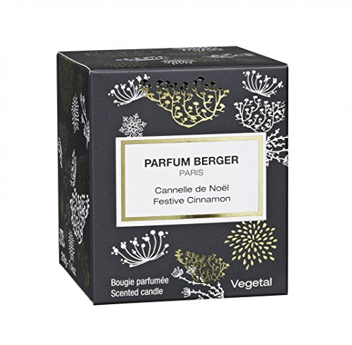 Lampe Berger Christmas Spices Scented Candle Glass, Black, 10 x 10 x 10 cm