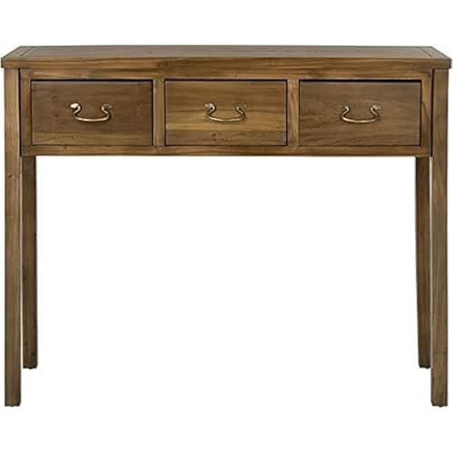 SAFAVIEH Narrow Wooden Console Table, in Grey, 35 X 100 X 80
