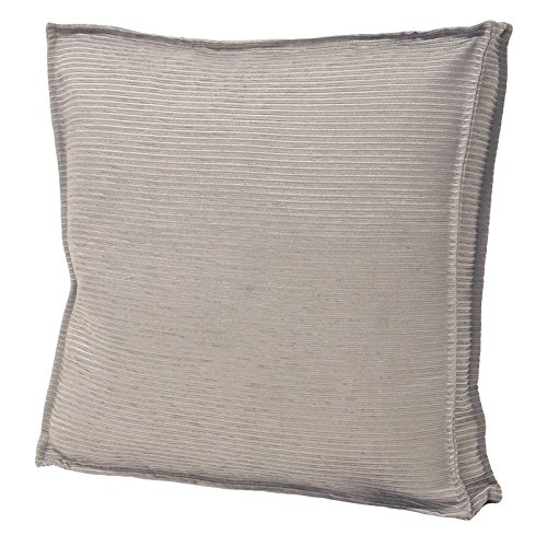 Just Contempo Modern Cushion Cover, Silver, 18x18 inches