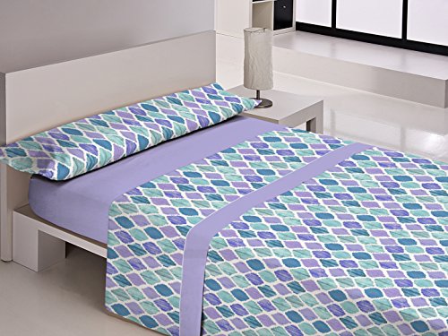 Gale Hayman Style Bedding Set 3 Pieces, algodón-poliéster, Purple 90x190x0.5 cm berry