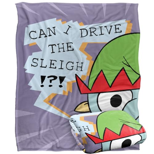 Dont Let The Pigeon Drive The Sleigh Sleigh Silky Touch Super Soft Throw Blanket 152 X 127 Cm