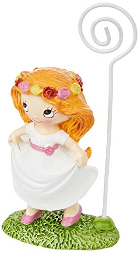 Mopec Z978 Girl's Communion Photo Frame in Meadow, 11 cm, Pack of 6, Resin, Multi-Colour