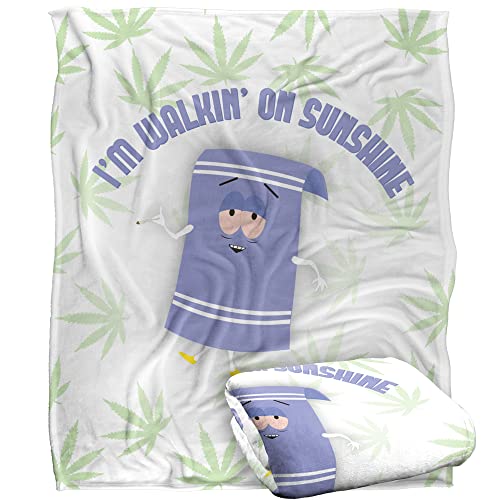 South Park Towlie Dirty Stoned Silky Touch Super Soft Throw Blanket 152 X 127 cm, White