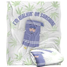 South Park Towlie Dirty Stoned Silky Touch Super Soft Throw Blanket 152 X 127 cm, White