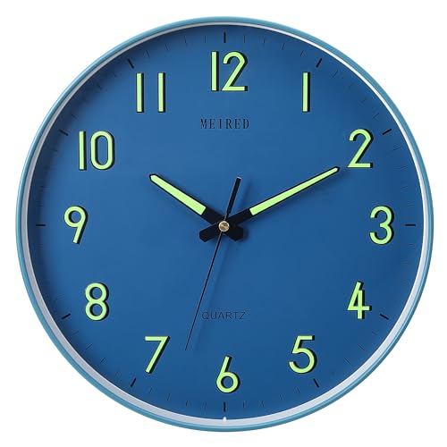 Wall Clock Table Clock For Living Room Bedroom Bathroom Decor, Small Table Clocks Analog Alarm Clock Battery Operated Silent Non-ticking Modern Simple Quartz Floor Clock (Color : C - View #2