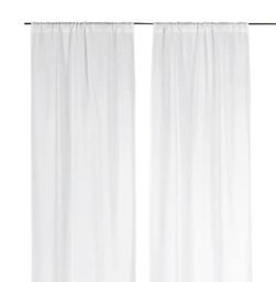Linder Plain Polyester, White, polyester, off-white, 45x180x40 cm