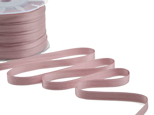 Furlanis - Double Satin Ribbon, Decoration, Gift, Christmas Packing, Wedding, Party, Made in Italy - Antique Pink, 10 mm x 100 m