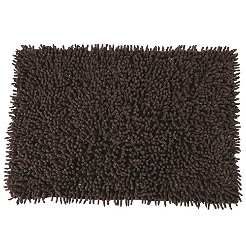 "MSV ""Caterpillar Cotton Bath Mat, Brown, 60 x 40 cm"