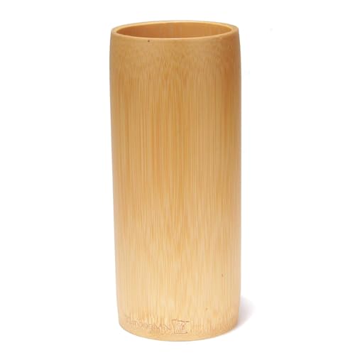 "Natural Bamboo Flower Vase/Holder - Carbonized Brown - 9.8"" - 2 Pieces"