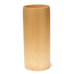 "Natural Bamboo Flower Vase/Holder - Carbonized Brown - 9.8"" - 2 Pieces"